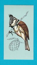 BRITISH BIRDS - TETLEY TEA - CARD NO. 29  -  CRESTED  TIT  -  1970