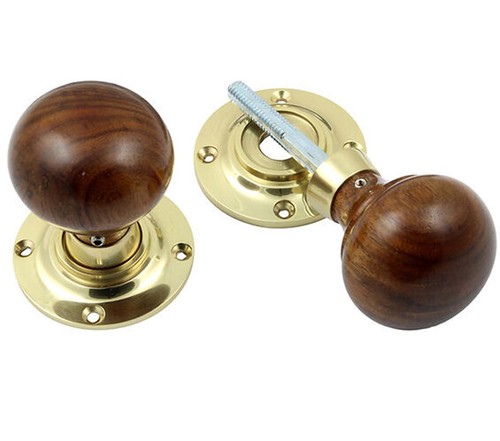 Rosewood polished brass door - polished,
