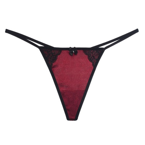 Womens satin micro thong - womens,