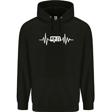 Caravan Pulse Caravan Caravanning Mens 80% Cotton Hoodie