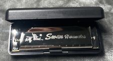 Swan Harmonica 10 Hole Key Of G For Blues Rock Jazz Folk PRE OWNED