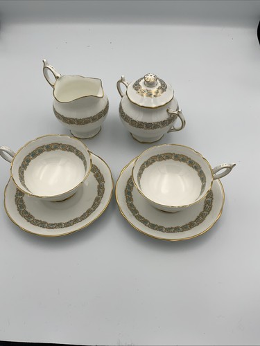 Coalport starburst tea set - coalport,