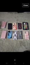 Bundle x10 phone cases some Are New some used resale maybe.