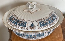 MYOTT Rialto Blue Tureen 1970s 9" (23cm) with lid