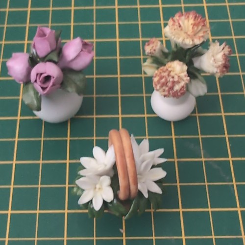 Franklin porcelain flowers - franklin,