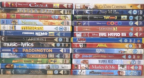 Dvd job lot bundle - 25, kids