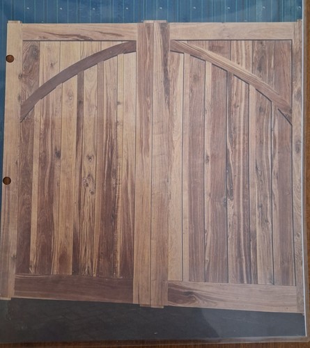 Bespoke solid oak garage doors - oak,