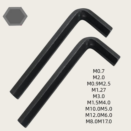 Black 7mm 17mm - black, key
