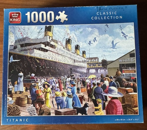 King titanic 1000 piece jigsaw - titanic,