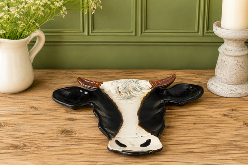 Cow shaped ceramic - shaped,