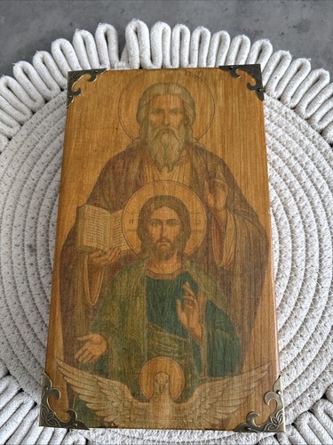 Handmade holy trinity orthodox - holy,