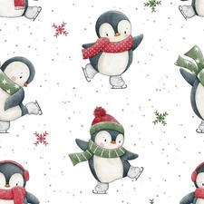 Ice Skating Penguins