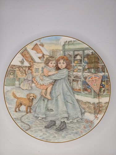 1987 nspcc christmas plate - nspcc,