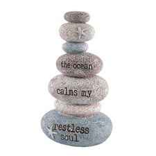 The Ocean Stacking Pebbles Seashore Decoration - Nautical Ornament