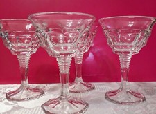 Vintage Cordial/Liqueur/Aperitif/Sherry Glasses - Set of 6 - Perfect Cond.