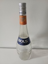 Empty bottle of Bols triple-sec 1 Liter 38%
