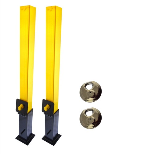 Security post lock removable - security,
