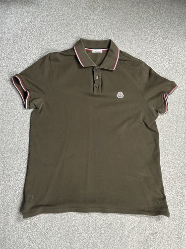 Moncler polo shirt medium - polo,