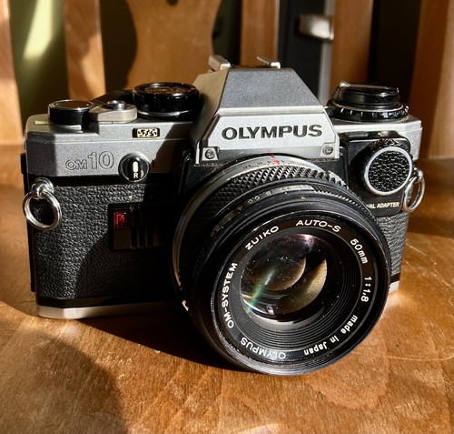 Olympus 35mm slr film - olympus, om-10