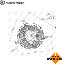 ENGINE COOLING FAN 47572 FOR