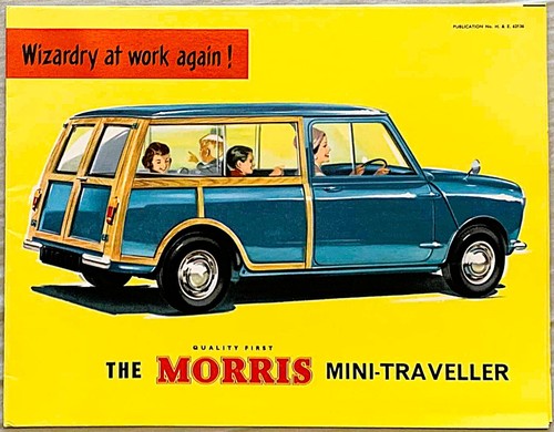 Morris mini traveller brochure - morris,