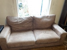M And S Suede 4 Seater Sofa