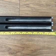 Roof Bars 120cm Corrosion Resistant Steel Square Bars With Black Polymer Coating