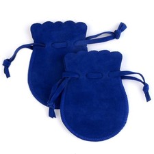 1-50pcs Soft Velvet Drawstring Gift Bags Wedding Jewellery Party Pouch Bags UK