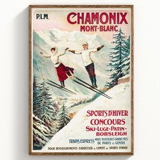 Chamonix Mont Blanc Vintage