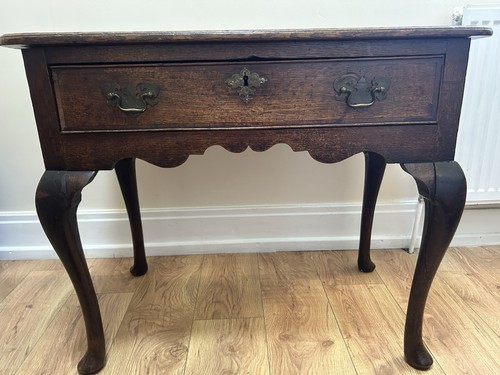 Antique oak console - console, |
