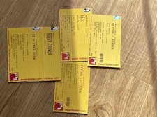 5x Used rock&prog gig tickets