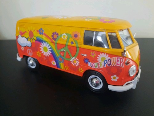 Flower power metal plastic - vw,