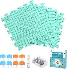 4 PCS Crochet Blocking Mats