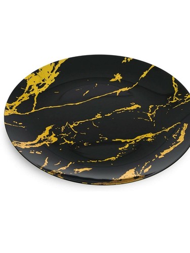 Black gold hard plastic - x,