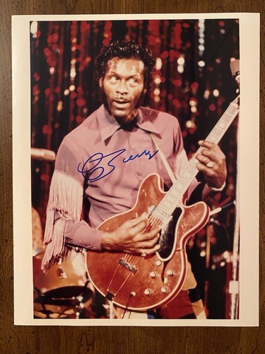 Chuck berry signed autographed - berry,