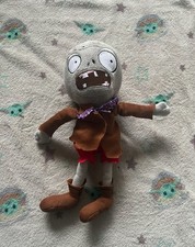Plants Vs Zombies Vintage Plush Soft Toy Zombie Doll Stuffed Figure Collector