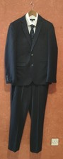 Mans navy 3 piece suit