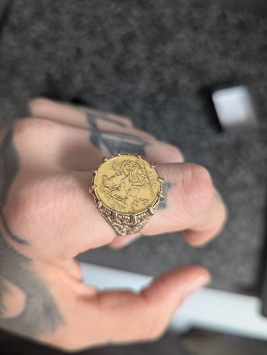 22ct half sovereign - sovereign, coin
