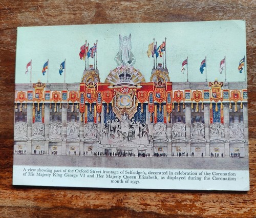 1937 vintage colour - , postcard