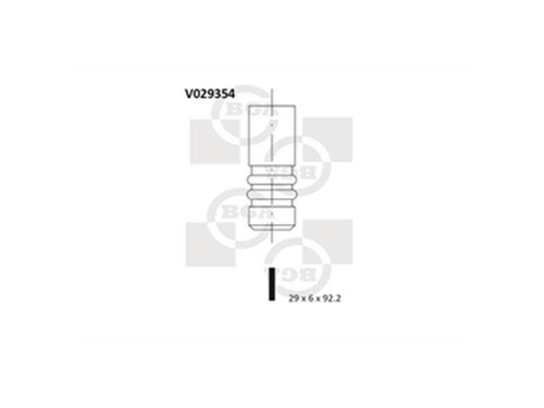 Bga v029354 exhaust valve - bga,