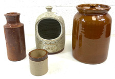 Vintage, Stoneware, Canisters & Jars