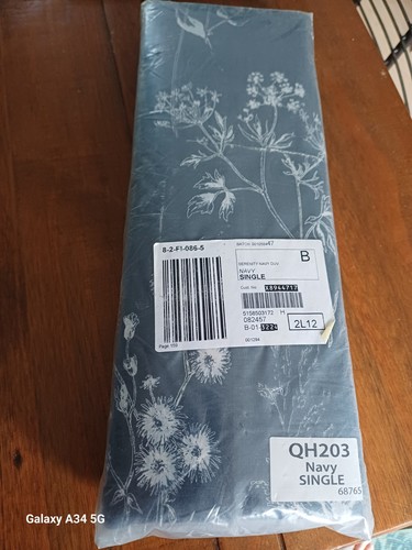 Single duvet cover set - set, navy