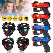 Laser Tag Guns w/ Badges Set
