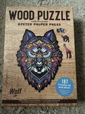 Wolf Loup Wood Puzzle Wooden