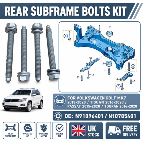 Rear suspension crossmember - rear,