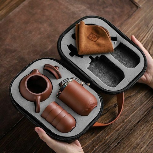 Chinese clay teapot - teapot, set