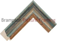 44mm Wide Blue Spoon Wood