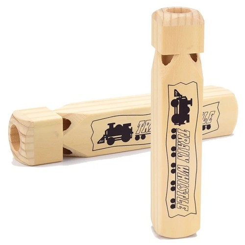 Wooden train whistle - wooden,