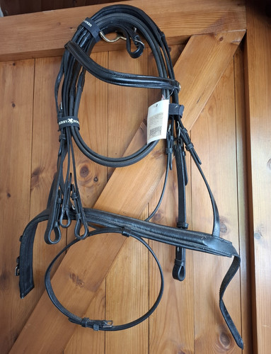 Derby house snaffle bridle - snaffle,