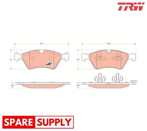 Brake pad set disc - pad, set,